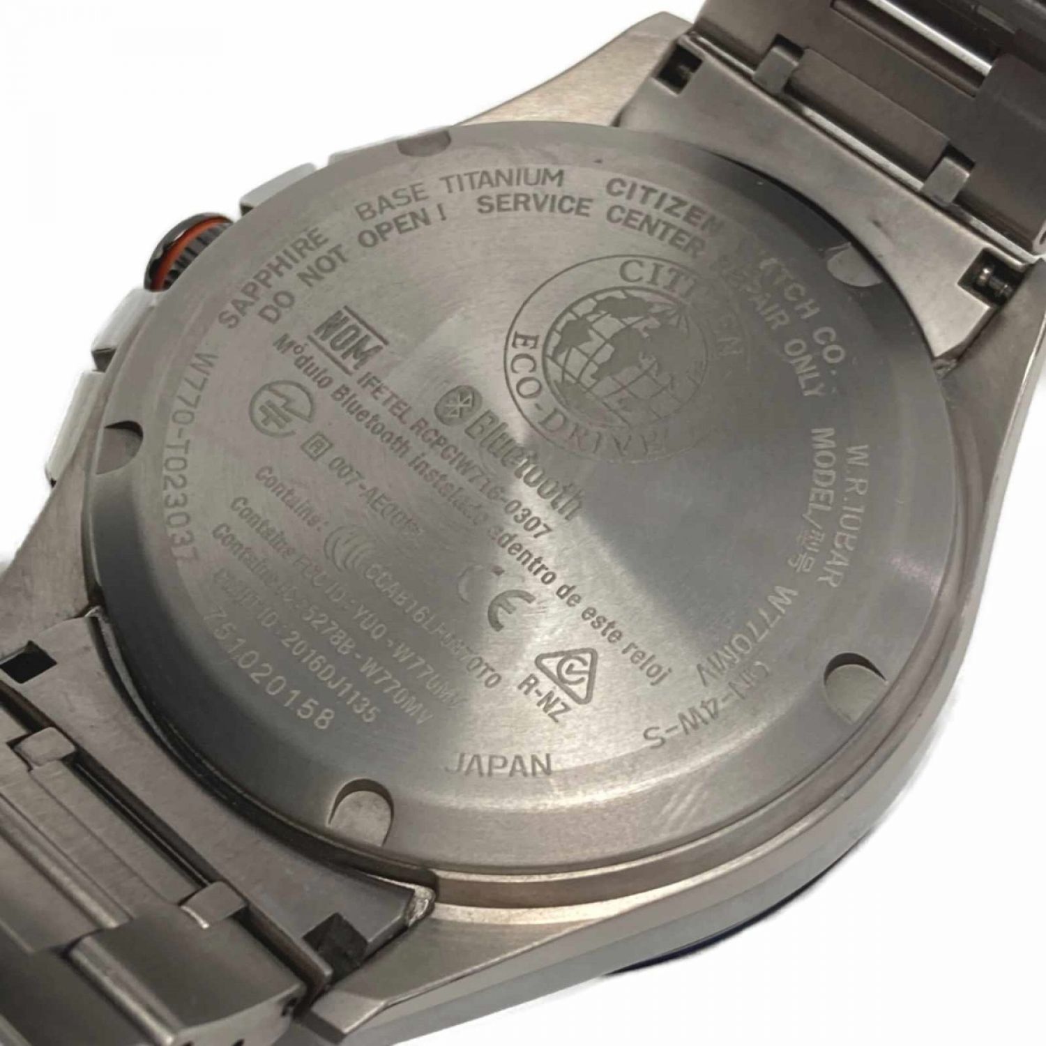 中古】 CITIZEN シチズン エコドライブ Bluetooth W770-T023037