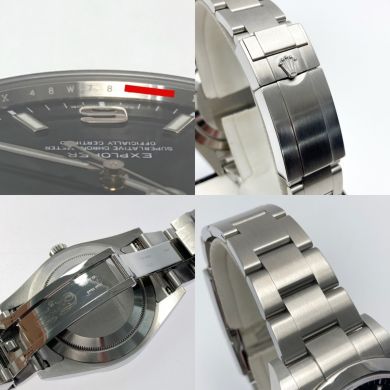 中古】 ROLEX ロレックス エクスプローラー1 ブラックアウト 214270 自動巻き メンズ 腕時計 箱・ギャランティカード有｜総合リサイクルショップ  なんでもリサイクルビッグバン オンラインストア