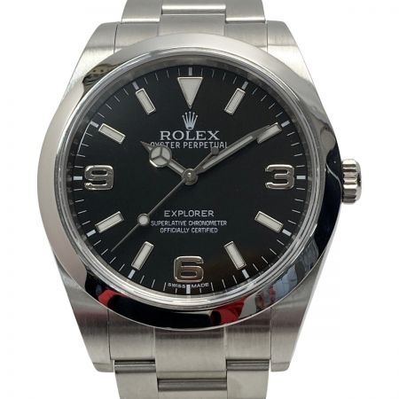  ROLEX ロレックス エクスプローラー1 ブラックアウト 214270 自動巻き メンズ 腕時計 箱・ギャランティカード有