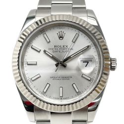 ☆☆ ROLEX ロレックス デイトジャスト41 自動巻き Ref.126334 SN:K784D483 シルバー文字盤 箱・取説有 ギャランティ有 Aランク