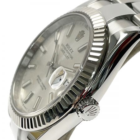  ROLEX ロレックス デイトジャスト41 自動巻き Ref.126334 SN:K784D483 シルバー文字盤 箱・取説有 ギャランティ有