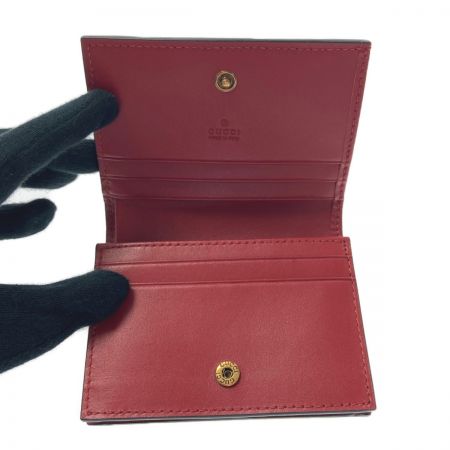 中古】 GUCCI グッチ GGスプリーム チェリー付き 二つ折り財布 476050