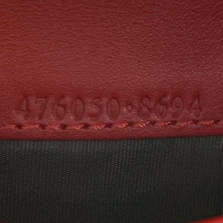 中古】 GUCCI グッチ GGスプリーム チェリー付き 二つ折り財布 476050