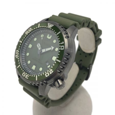  CITIZEN シチズン プロマスター エコドライブ MARINEシリーズ BN0157-11X/E168-S129061 グリーン ソーラー メンズ 腕時計