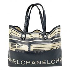 中古】 CHANEL シャネル レディーストートバッグ パリビアリッツSM G