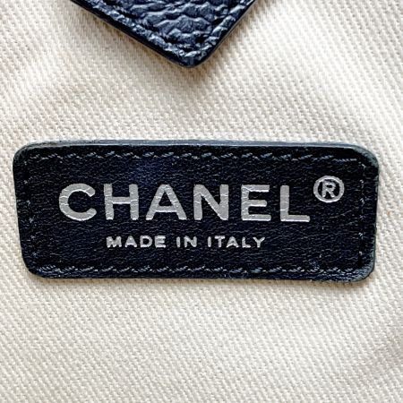  CHANEL シャネル セントラルステーショントートバック  A34026 ブラック シルバー金具 レディース