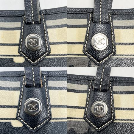  CHANEL シャネル セントラルステーショントートバック  A34026 ブラック シルバー金具 レディース