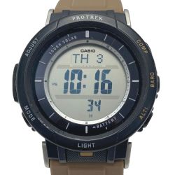☆☆ CASIO カシオ プロトレック キャンパーライン PRG-30-5JF ソーラー メンズ 腕時計 箱・取説有 PRO TREK Aランク