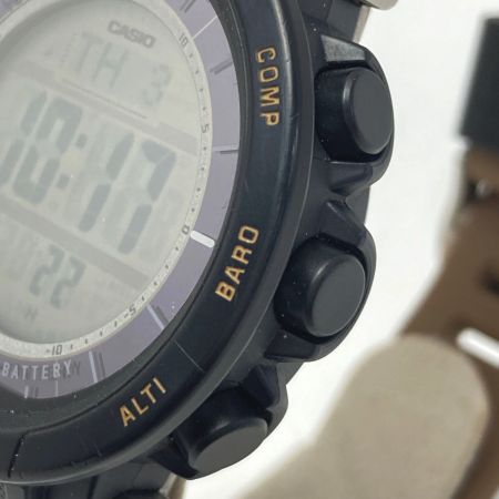  CASIO カシオ プロトレック キャンパーライン PRG-30-5JF ソーラー メンズ 腕時計 箱・取説有 PRO TREK