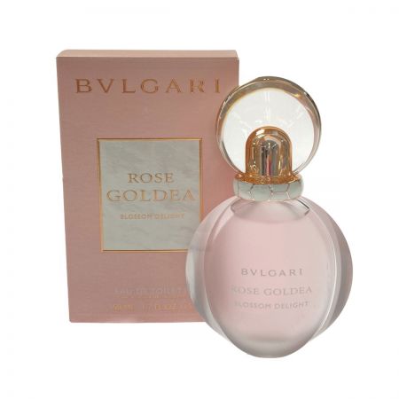  BVLGARI ブルガリ ローズ ゴルデア ブロッサム ディライト オードトワレ 香水 50ml 箱有 ROSE GOLDEA