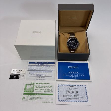SEIKO セイコー ブライツ SAGA179 ブラック 電波ソーラー アナログ メンズ 腕時計　箱 取説有
