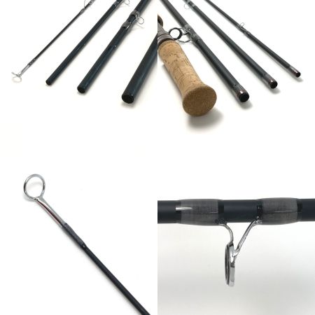  TIEMCO ティムコ ループ Qロッド ダブルハンド LQR8132-4MF #8 フライロッド 竿袋・ケース付き