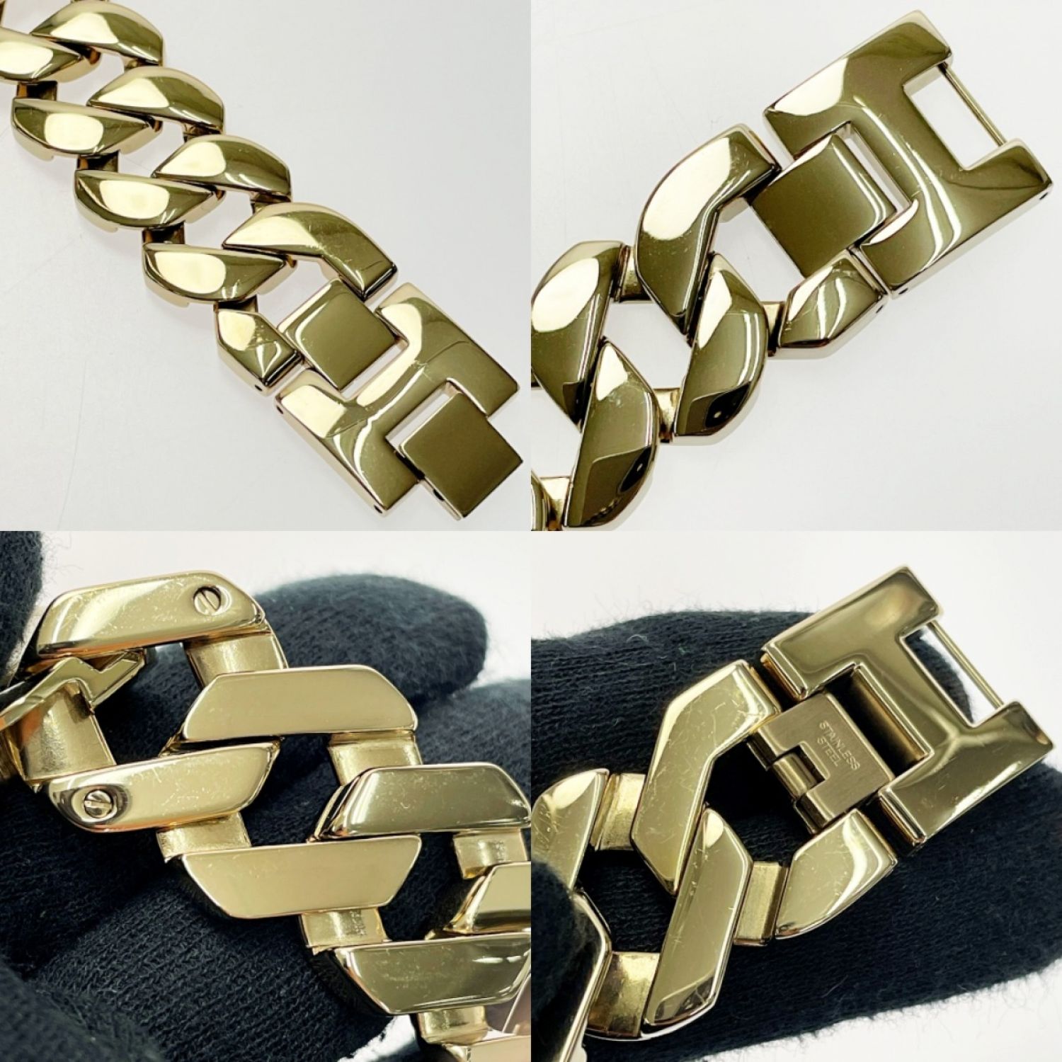 中古】 MARC JACOBS マークジェイコブス THE CHAIN WATCH MJO