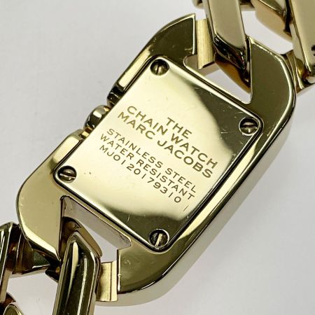  MARC JACOBS マークジェイコブス THE CHAIN WATCH MJO 120179310 ピンク×ゴールド クォーツ レディース 腕時計