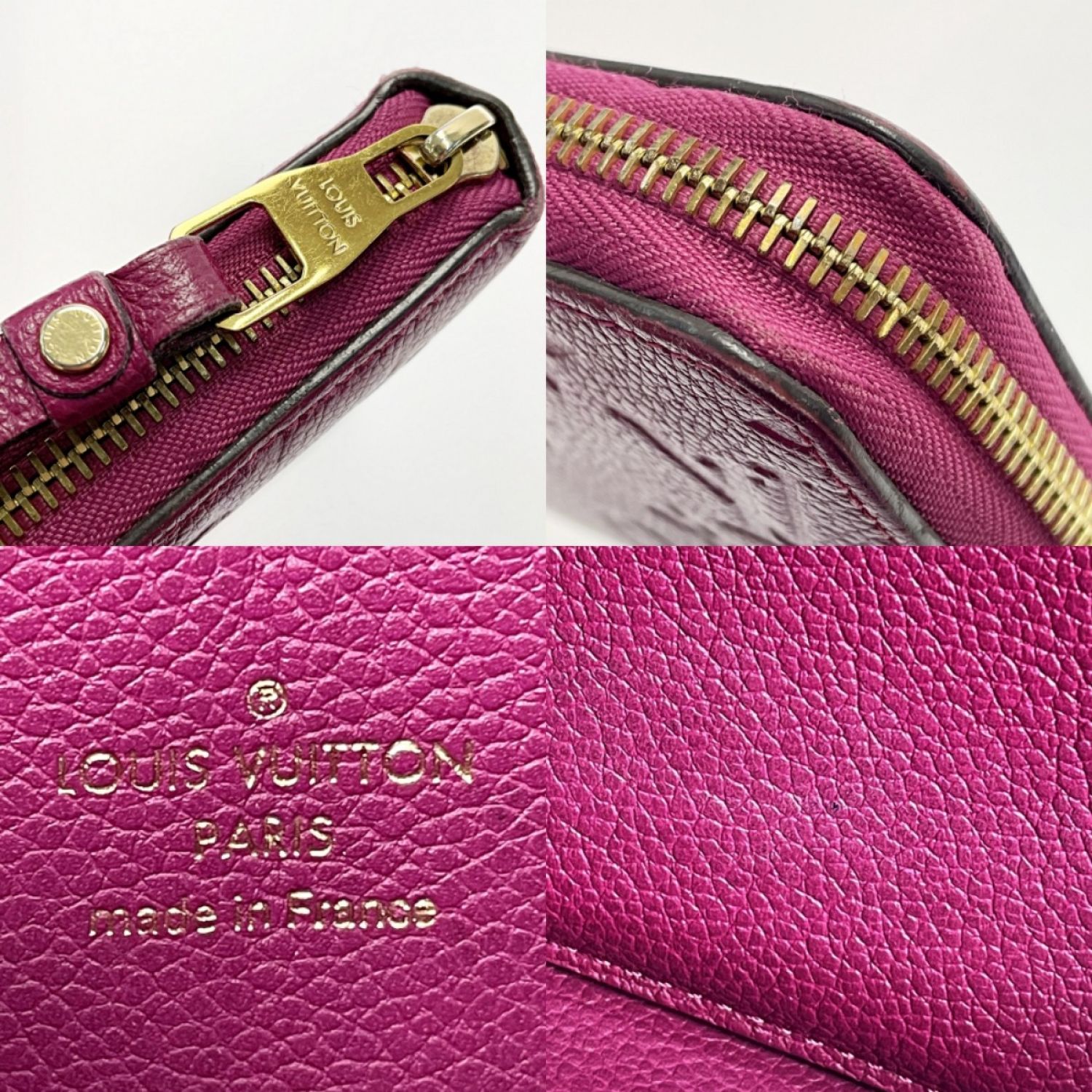 中古】 LOUIS VUITTON ルイヴィトン アンプラント ジッピーウォレット