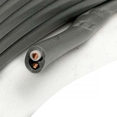   富士電線《 VVFケーブル 平形 》100m巻 / 灰色 / VVF2×2.0 2x2.0