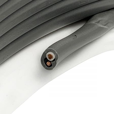   富士電線《 VVFケーブル 平形 》100m巻 / 灰色 / VVF2×2.0 2x2.0