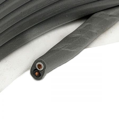   富士電線《 VVFケーブル 平形 》100m巻 / 灰色 / VVF2×2.0 2x2.0