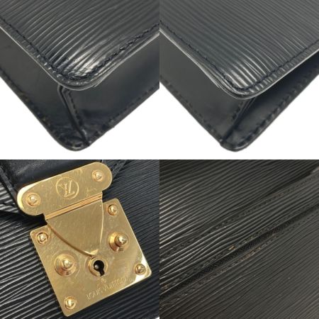  LOUIS VUITTON ルイヴィトン エピ セリエ ドラゴンヌ M52612 ブラック セカンドバッグ クラッチバッグ