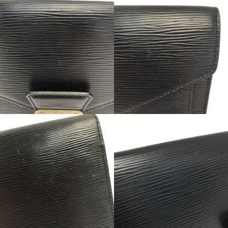  LOUIS VUITTON ルイヴィトン エピ セリエ ドラゴンヌ M52612 ブラック セカンドバッグ クラッチバッグ