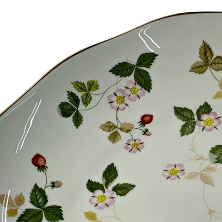  Wedgwood ウェッジウッド ワイルドストロベリー オーバルディッシュ 2枚セット  銘々皿 盛り皿