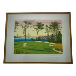 ☆☆  ファンシュ・ルダン《 サンフランシスコのゴルフ場 》リトグラフ / 直筆サイン Cランク