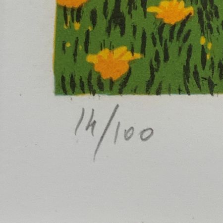   ファンシュ・ルダン《 サンフランシスコのゴルフ場 》リトグラフ / 直筆サイン