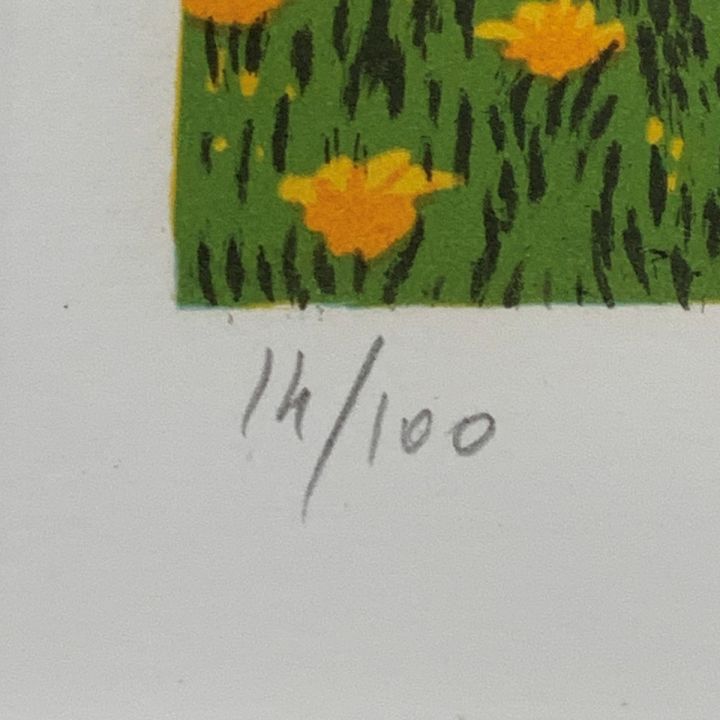 ファンシュ・ルダン《 サンフランシスコのゴルフ場 》リトグラフ