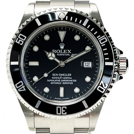  ROLEX ロレックス シードゥエラー 16600 ブラック ダイバーズウォッチ 自動巻き メンズ 腕時計 箱・取説有