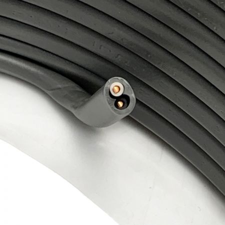 富士電線工業(FUJI ELECTRIC WIRE) 《 VVFケーブル 平形 》100m巻 / 灰色 / VVF 2×1.6