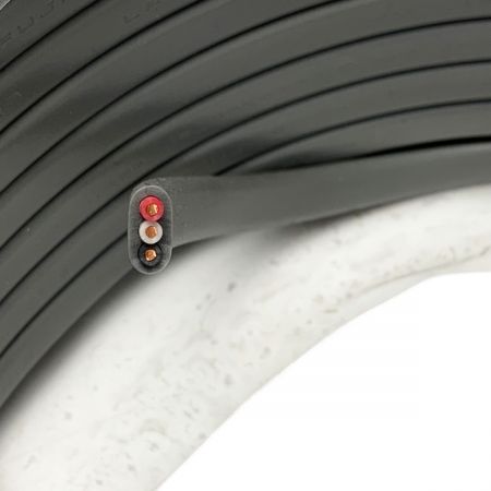  富士電線工業 《 VVFケーブル 平形 》100m巻 / 灰色 / VVF3×1.6