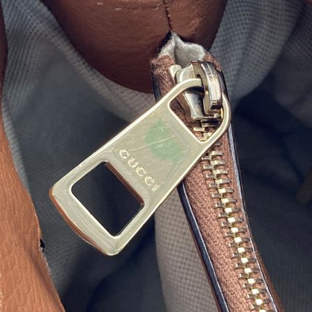  GUCCI グッチ バンブー ショッパー ミディアム 323660 ブラウン 2WAY ショルダーバッグ ハンドバッグ 布袋有