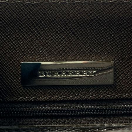  BURBERRY バーバリー ノバチェック トートバッグ ハンドバッグ バーバリーチェック キャンバス×レザー