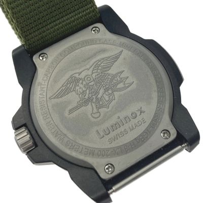 中古】 LUMINOX ルミノックス ネイビーシールズ 3500シリーズ グリーン