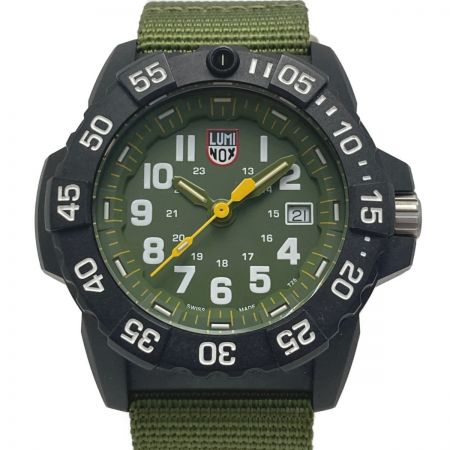  LUMINOX ルミノックス ネイビーシールズ 3500シリーズ グリーン クォーツ メンズ 腕時計 NAVY SEAL