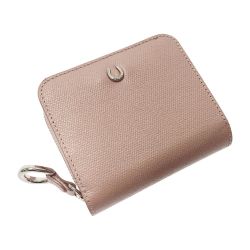 ☆☆ Somes Saddle ソメスサドル ピルエット 2つ折り財布 ピンクベージュ レザー 布袋有 PIROUETTE Aランク