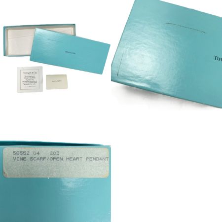  Tiffany & Co. ティファニー ステンドグラス柄 シルク100% ブルー×レッド 箱付