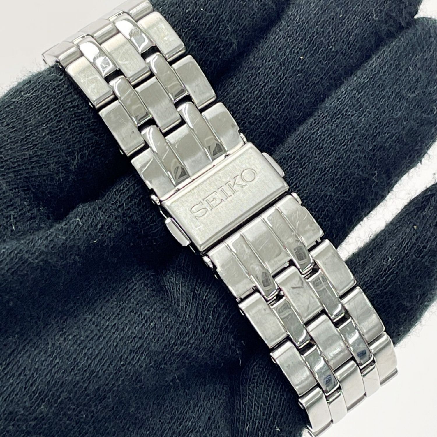 中古】 SEIKO セイコー スピリット 7B52-0AH0 ブルー 電波ソーラー