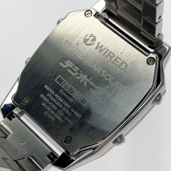 SEIKO セイコー WIRED×METAL GEAR SOLID V AGAM601ﾃﾞｼﾞﾎﾞｰｸﾞ デジボーグ クォーツ メンズ 腕時計 箱有｜ 中古｜なんでもリサイクルビッグバン