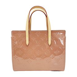 ☆☆ LOUIS VUITTON ルイヴィトン ヴェルニ カタリーナBB ハンドバッグ M90015 ピンクベージュ エナメル レディース 布袋有 Bランク