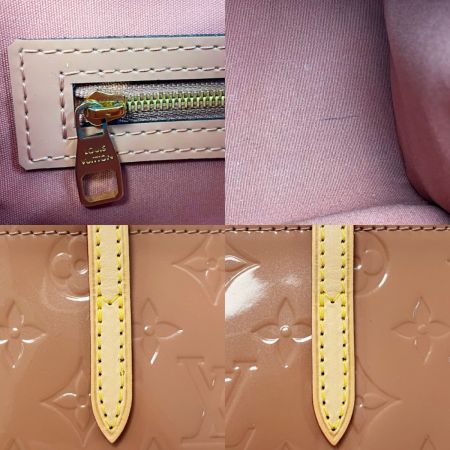  LOUIS VUITTON ルイヴィトン ヴェルニ カタリーナBB ハンドバッグ M90015 ピンクベージュ エナメル レディース 布袋有