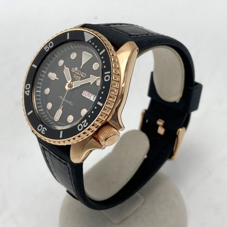  SEIKO セイコー 5スポーツ SRPD 76K1 ブラック 自動巻き メンズ 腕時計 箱・取説有 5SPORTS