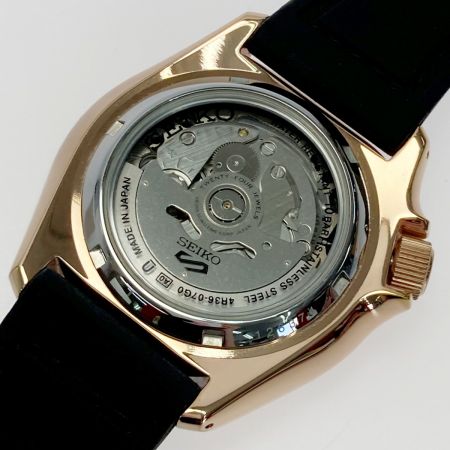  SEIKO セイコー 5スポーツ SRPD 76K1 ブラック 自動巻き メンズ 腕時計 箱・取説有 5SPORTS