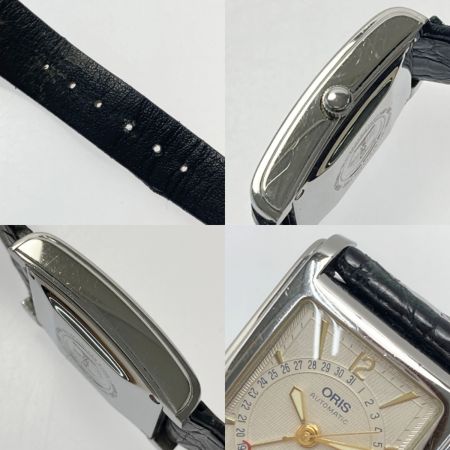  ORIS オリス レクタンギュラー ポインターデイト B7460 自動巻き メンズ 腕時計