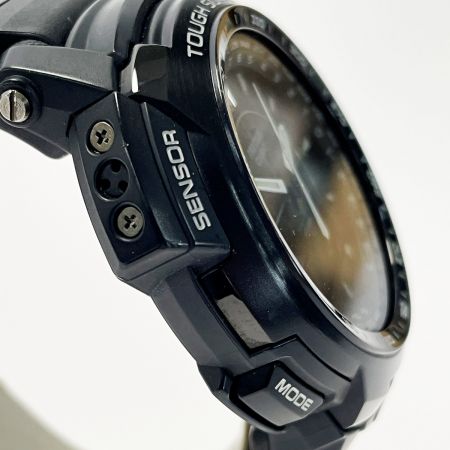  CASIO カシオ PRO TREK 電波ソーラー デジアナウォッチ PRW-5100-1JF ブラック 樹脂 メンズ 腕時計