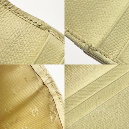  CHANEL シャネル ココボタン Wホック財布 A20902 クリーム レディース ギャランティカード有