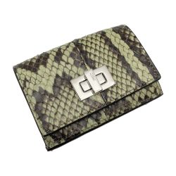 ☆☆ FENDI フェンディ ピーカブー 3つ折り財布 8M0426 オリーブ コンパクトウォレット 箱・布袋有 PEEKABOO Aランク
