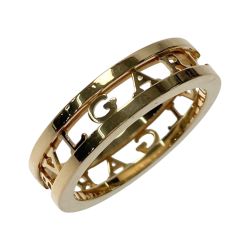 ☆☆ BVLGARI ブルガリ B-ZERO1 ロゴスパイラル リング 358712 K18 #58 指輪 ビーゼロワン Bランク