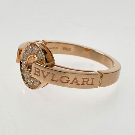  BVLGARI ブルガリ ブルガリブルガリ 12Pダイヤ リング AN855854 K18PG #57 パヴェダイヤ 指輪