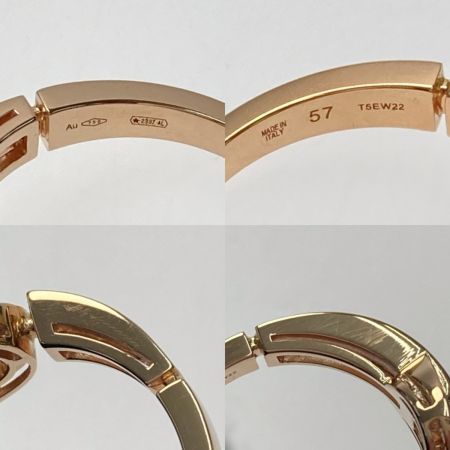  BVLGARI ブルガリ ブルガリブルガリ 12Pダイヤ リング AN855854 K18PG #57 パヴェダイヤ 指輪